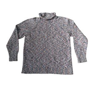 Women’s L.L. Bean Multicolor Sweater | Size Large | 100% Cotton